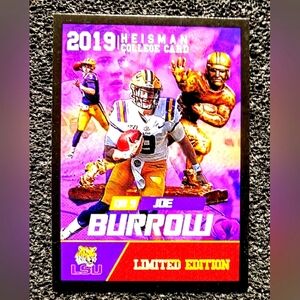 Joe Burrow LSU Tigers Heisman Football Rookie Card Limited Edition Only 250 Made